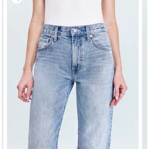 Pistola Lexi Mid Rise Bowed Straight Jean - Bowie (BRAND NEW)